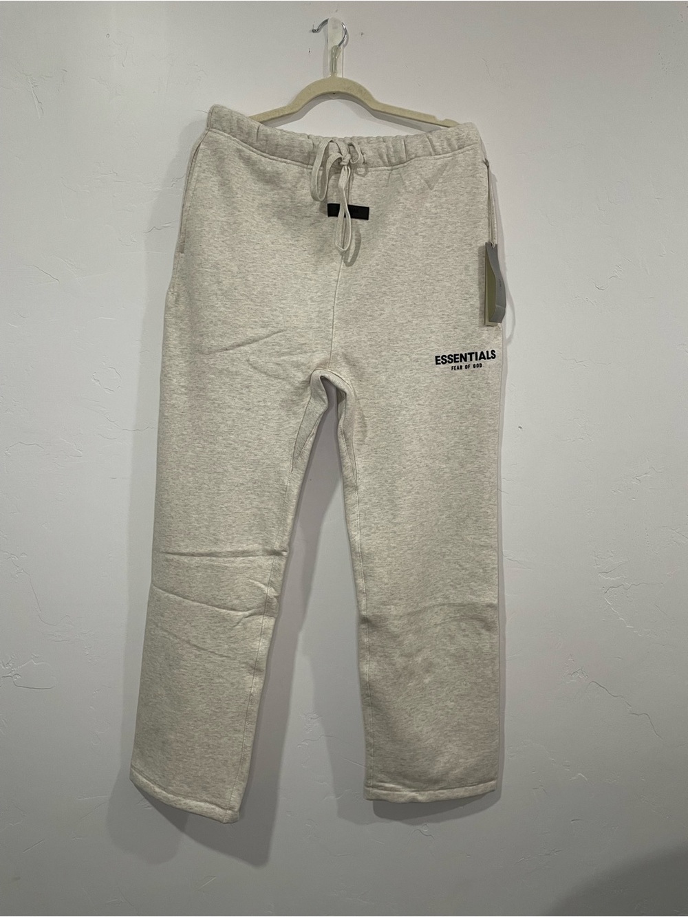 ESSENTIALS Light oatmeal Jogger Sweatpants with Drawstring